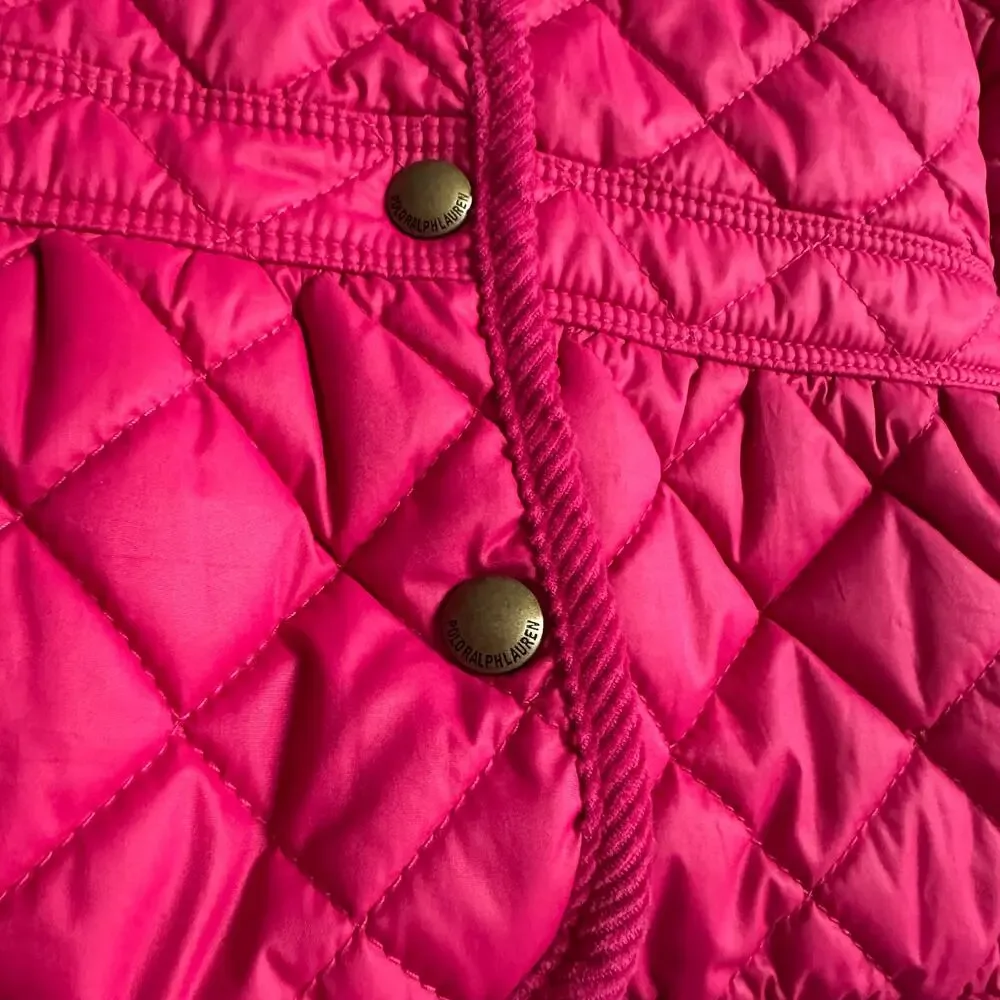 Polo Ralph Lauren Kids Quilted Button-Down Jacket Size 12 M
